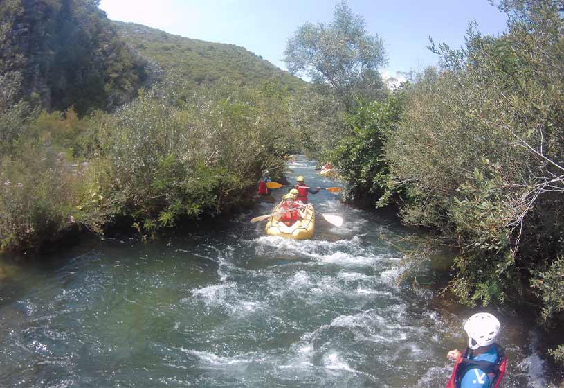 Rafting on Cetina